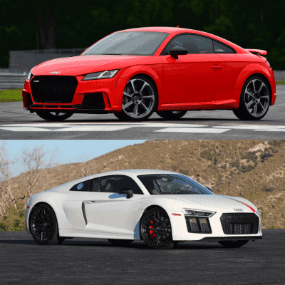 Audi TT 2018 vs Audi R8 2018 descubre cuál es el mejor. Audi TT 2018 vs Audi R8 2018